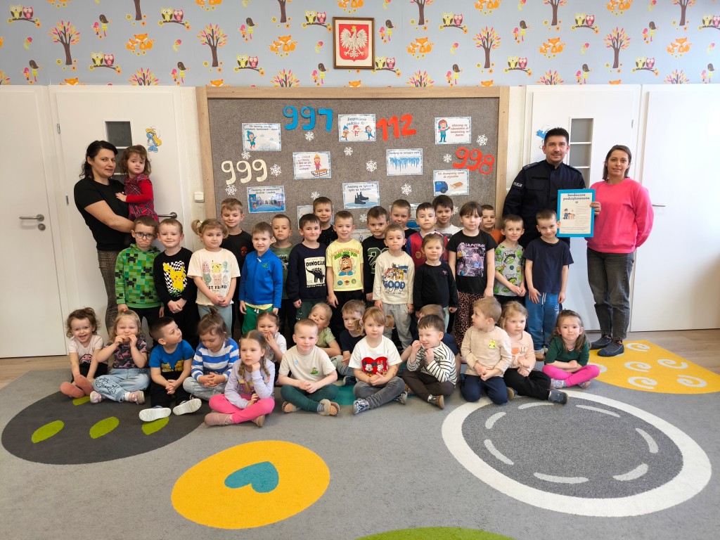 Bezpieczne ferie zimowe – spotkanie z policjantem