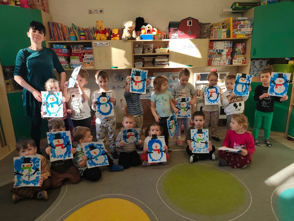 Zimowe zabawy w grupie „Kotków”