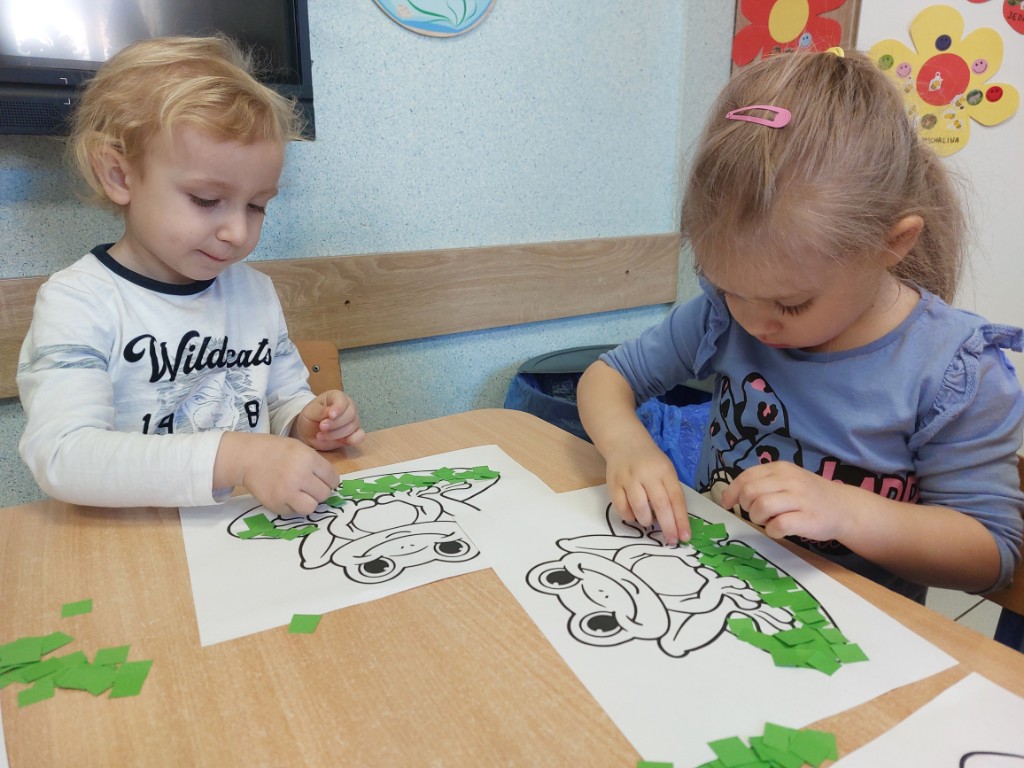Dzień koloru zielonego w grupie „Pszczółki”