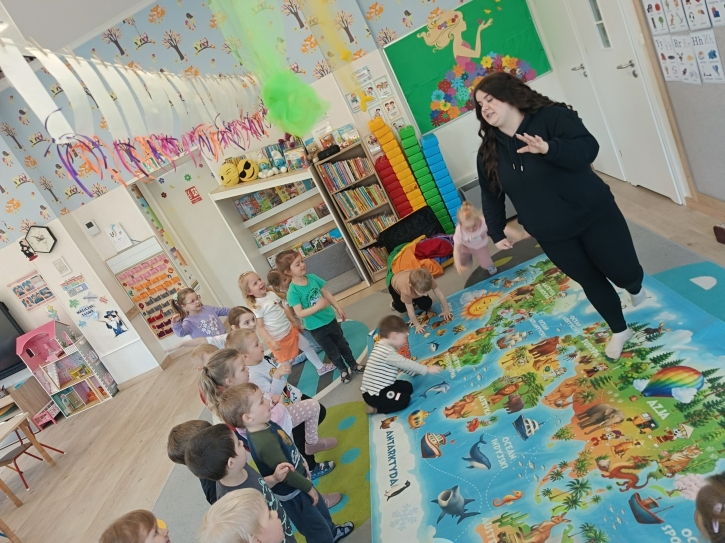 Zajęcia muzyczne, w ramach innowacji pedagogicznej „Gostyńska Kuźnia Talentów”