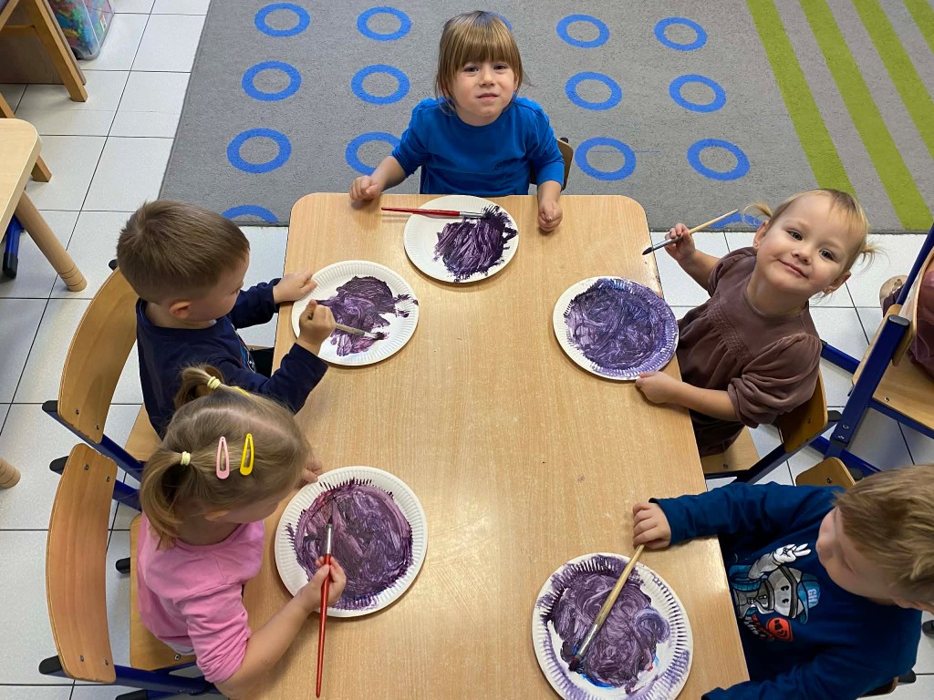 Dzień koloru fioletowego w grupie „Pszczółki”