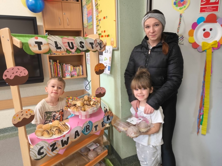 Podziękowanie za wsparcie akcji charytatywnej „Pączki do Rączki”